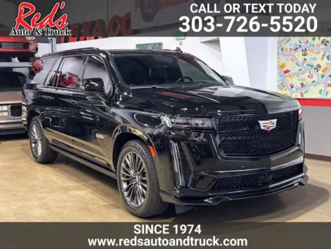 Black 2023 Cadillac Escalade ESV 4WD V-Series for sale in Longmont, CO