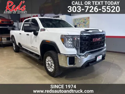 White 2022 GMC Sierra 2500HD 4WD Crew Cab Long Bed Pro for sale in Longmont, CO