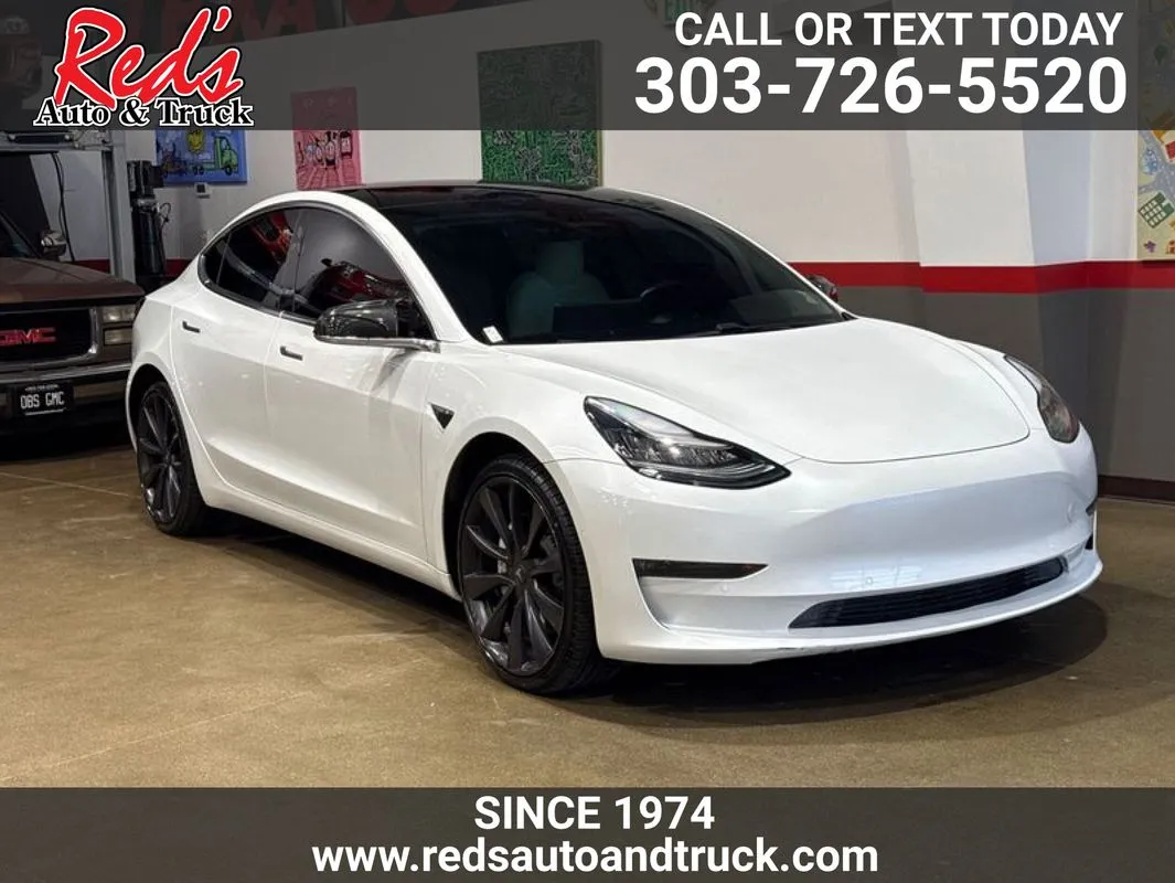 White 2020 Tesla Model 3 Performance Dual Motor All-Wheel Drive for sale in Longmont, CO