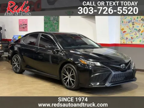 Black 2021 Toyota Camry SE for sale in Longmont, CO
