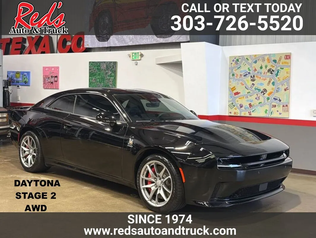 Black 2025 Dodge Charger Daytona Scat Pack AWD for sale in Longmont, CO