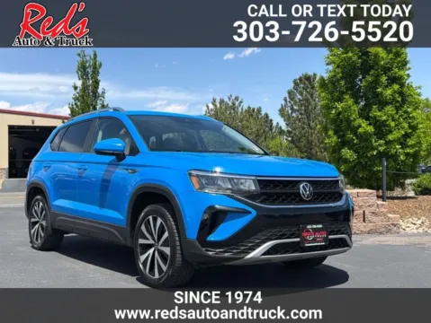 Blue 2022 Volkswagen Taos 1.5T SE for sale in Longmont, CO