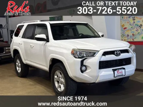 White 2016 Toyota 4Runner SR5 for sale in Longmont, CO