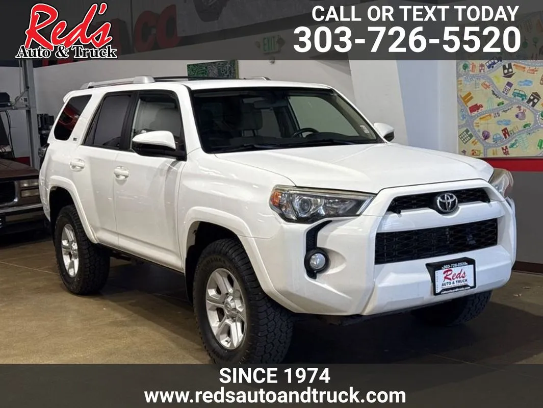 White 2016 Toyota 4Runner SR5 for sale in Longmont, CO