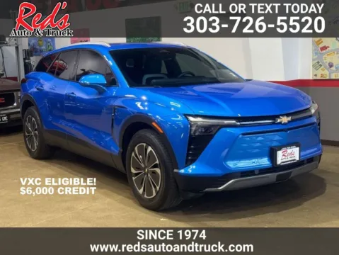 Blue 2024 Chevrolet Blazer EV eAWD 2LT for sale in Longmont, CO