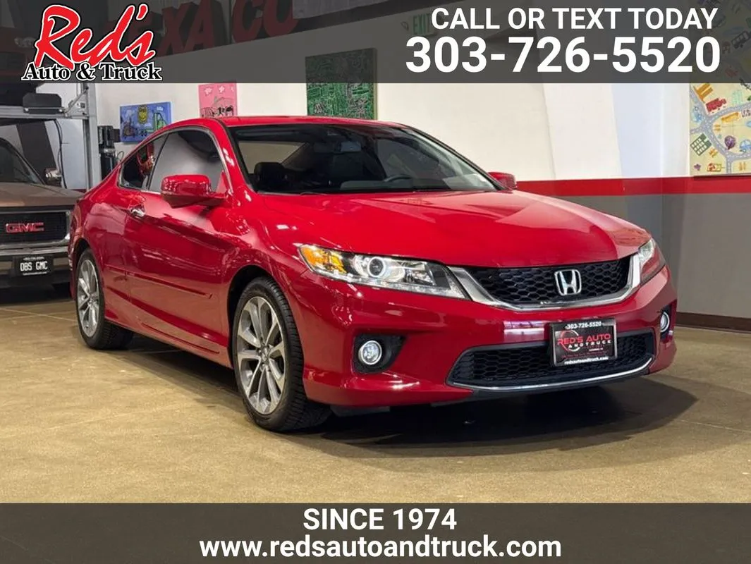 Red 2015 Honda Accord EX-L V-6 for sale in Longmont, CO