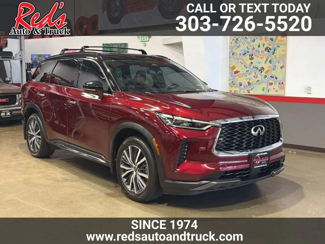 Red 2023 INFINITI QX60 AUTOGRAPH AWD for sale in Longmont, CO