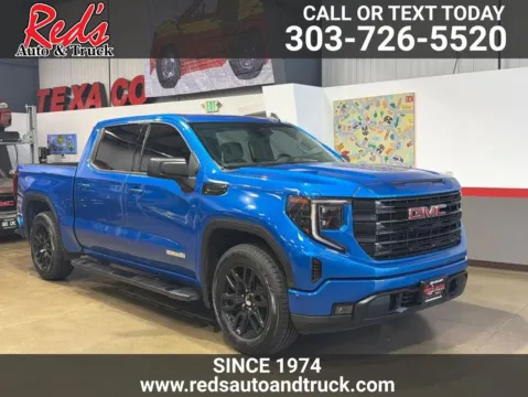 Blue 2022 GMC Sierra 1500 2WD Crew Cab Short Box Elevation for sale in Longmont, CO