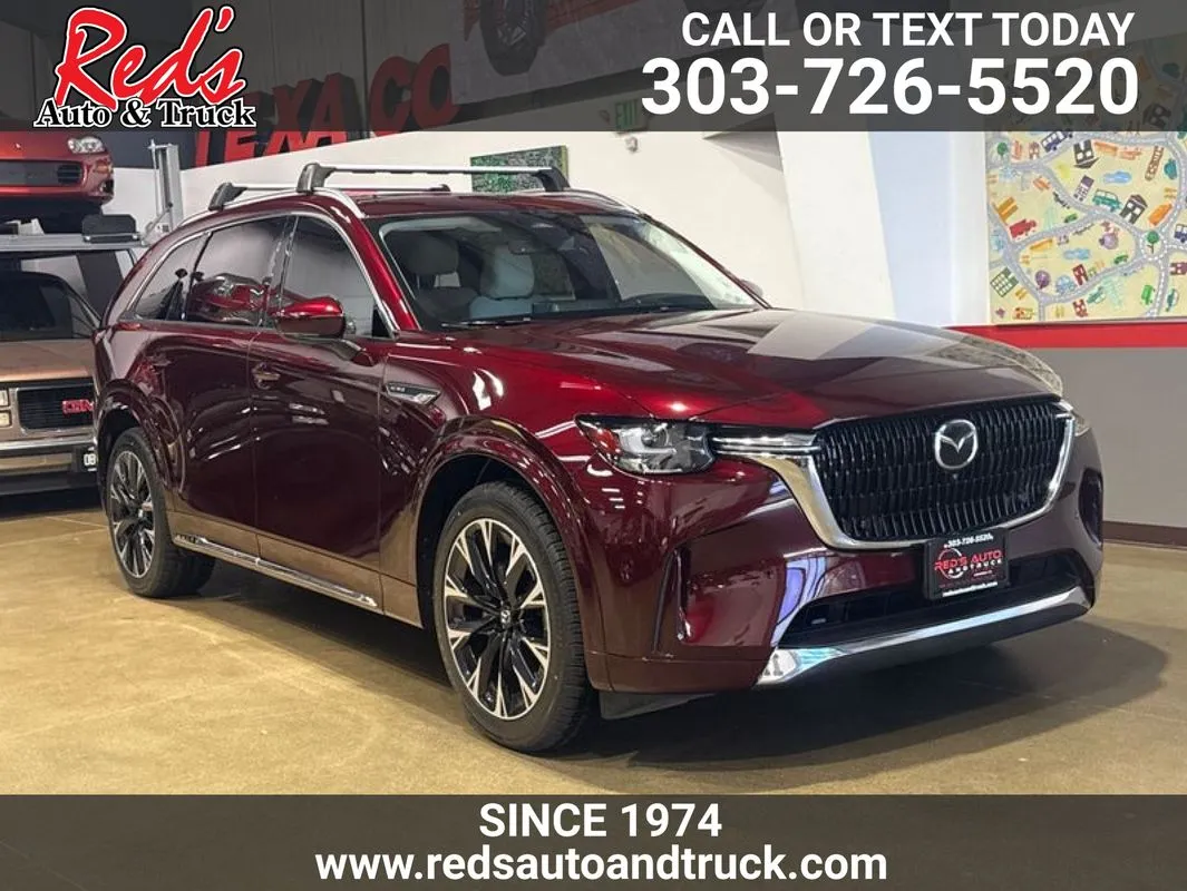 Red 2024 Mazda CX-90 3.3 Turbo S Premium for sale in Longmont, CO