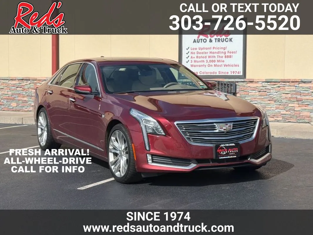 Red 2016 Cadillac CT6 Platinum for sale in Longmont, CO