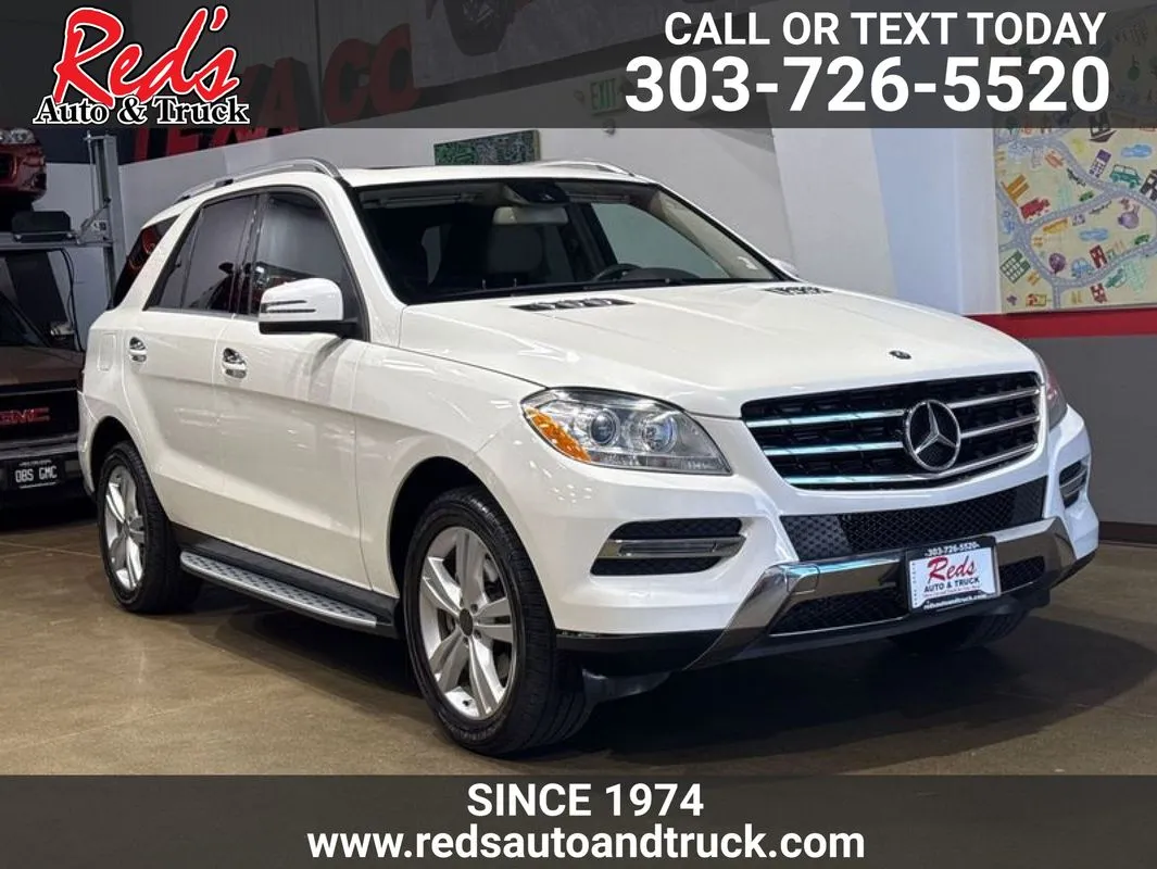 White 2013 Mercedes-Benz ML 350 4MATIC for sale in Longmont, CO