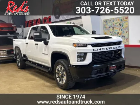 White 2022 Chevrolet Silverado 2500 HD 4WD Crew Cab Standard Bed Custom for sale in Longmont, CO