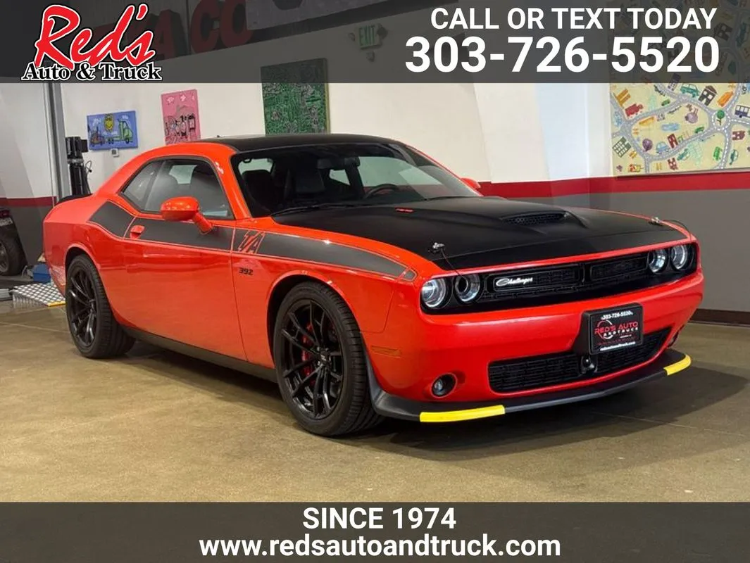 Orange 2018 Dodge Challenger R/T 392 for sale in Longmont, CO