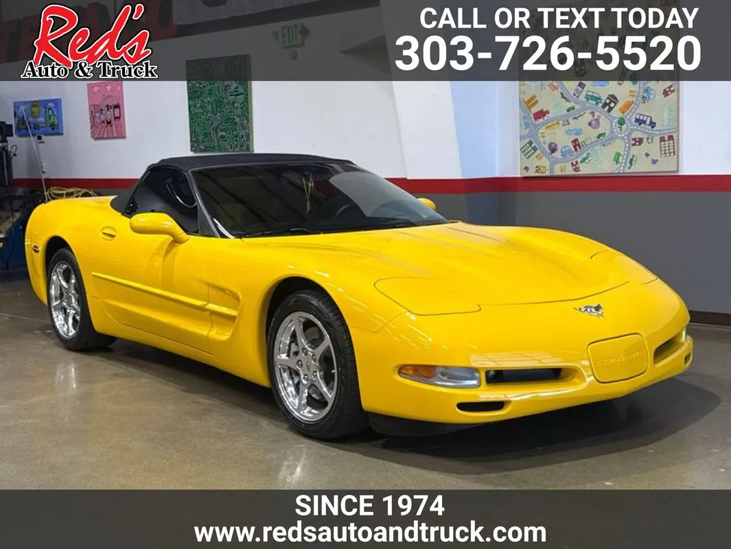 Yellow 2003 Chevrolet Corvette for sale in Longmont, CO