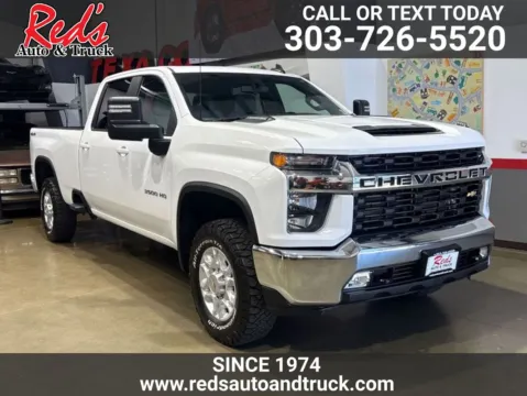 White 2022 Chevrolet Silverado 3500 HD 4WD Crew Cab Long Bed LT for sale in Longmont, CO