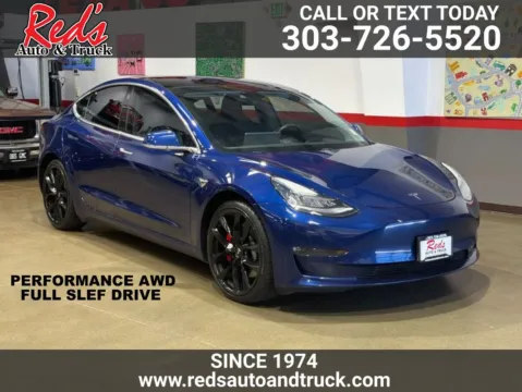 Blue 2019 Tesla Model 3 Long Range for sale in Longmont, CO