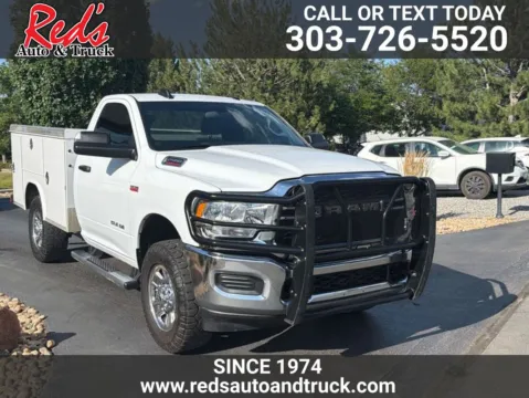 White 2022 Ram 2500 Tradesman Regular Cab 4x4 8' Box for sale in Longmont, CO