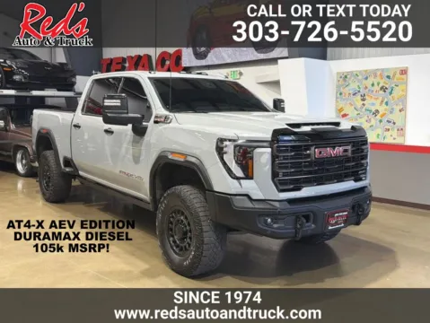 Photos of 2025 GMC Sierra 2500HD 4WD Crew Cab Standard Bed AT4X for sale in Longmont, CO at Red's Auto & Truck