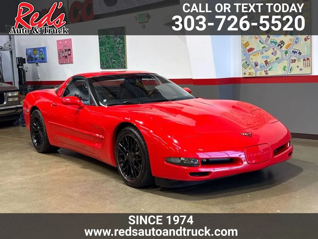 Red 2002 Chevrolet Corvette for sale in Longmont, CO
