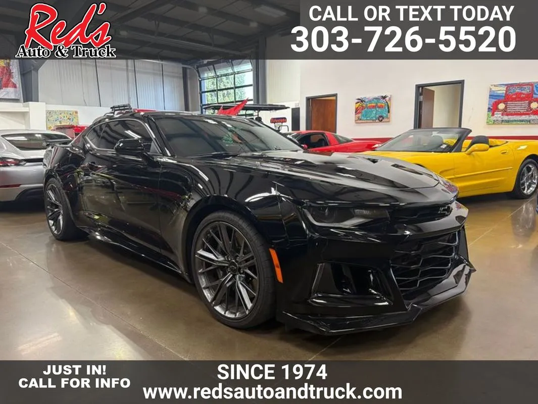 Black 2023 Chevrolet Camaro RWD Coupe ZL1 for sale in Longmont, CO