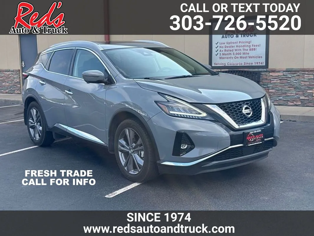 Gray 2022 Nissan Murano Platinum Intelligent AWD for sale in Longmont, CO