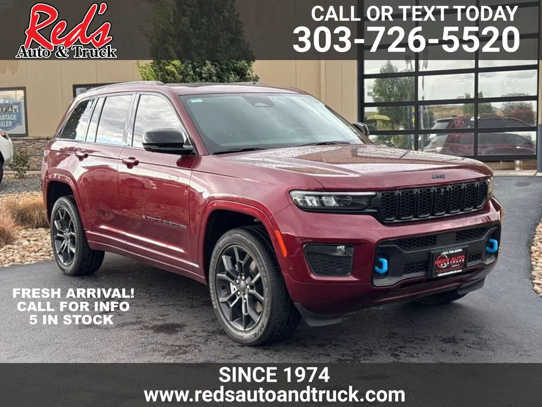 Red 2023 Jeep Grand Cherokee 4xe 30th Anniversary for sale in Longmont, CO