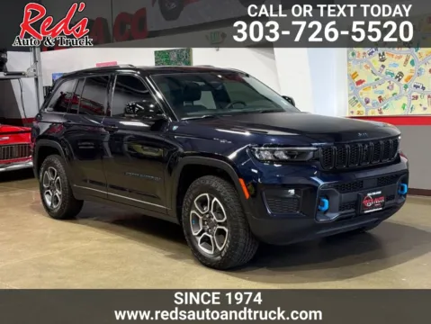 Blue 2024 Jeep Grand Cherokee 4xe Trailhawk for sale in Longmont, CO