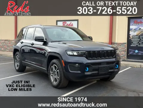 Blue 2024 Jeep Grand Cherokee 4xe Trailhawk for sale in Longmont, CO