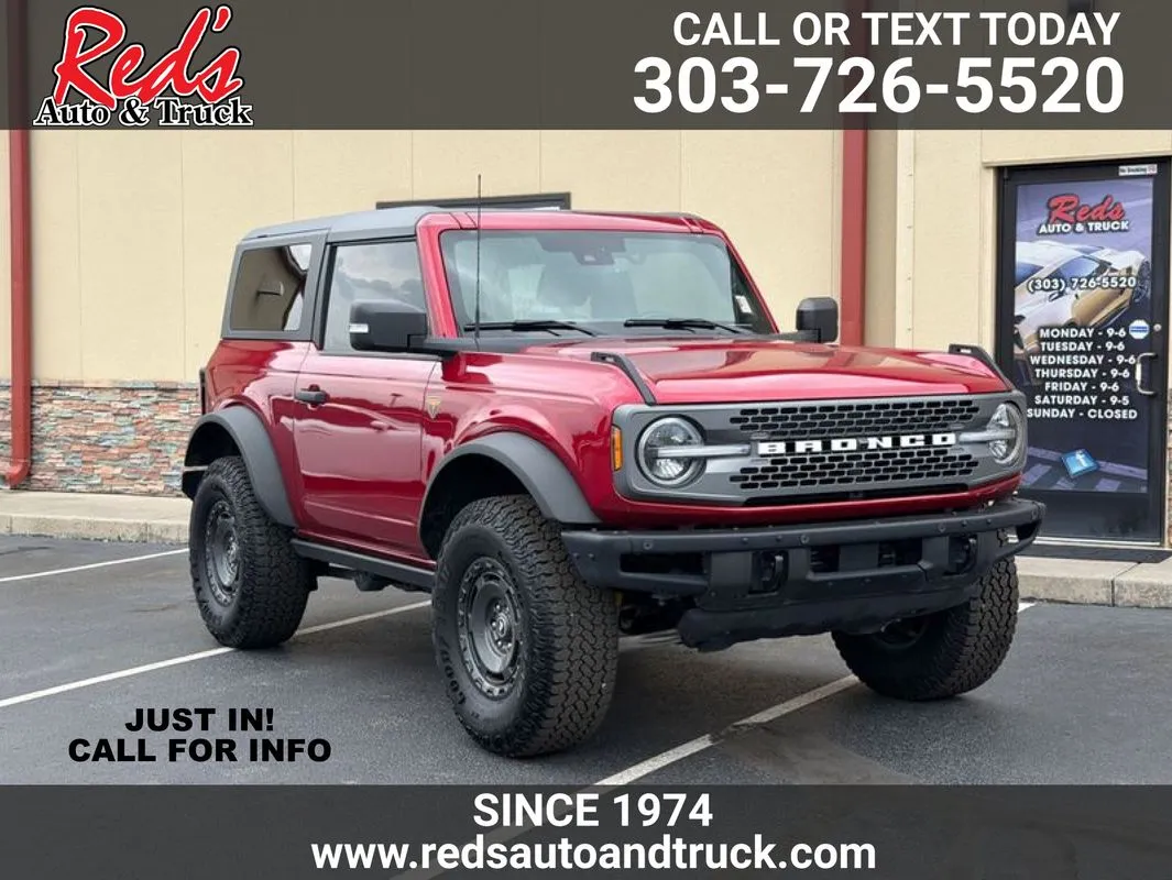 Red 2025 Ford Bronco Badlands for sale in Longmont, CO