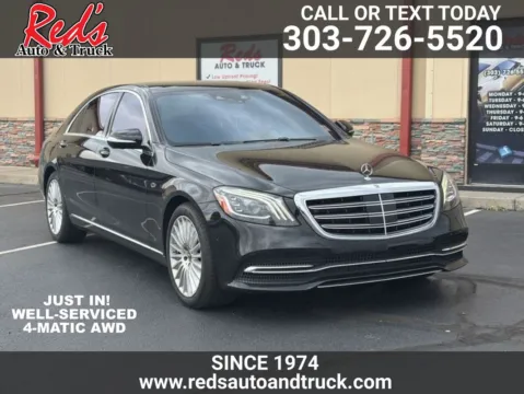 Black 2019 Mercedes-Benz S 560 4MATIC for sale in Longmont, CO