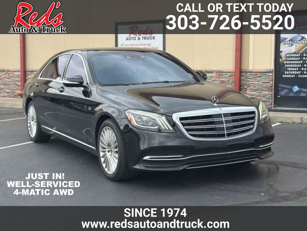 Black 2019 Mercedes-Benz S 560 4MATIC for sale in Longmont, CO