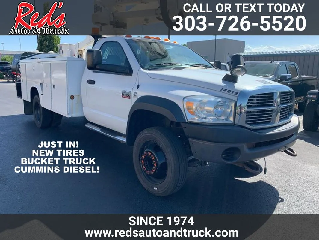 White 2010 Dodge Ram 5500 HD Chassis ST/SLT for sale in Longmont, CO
