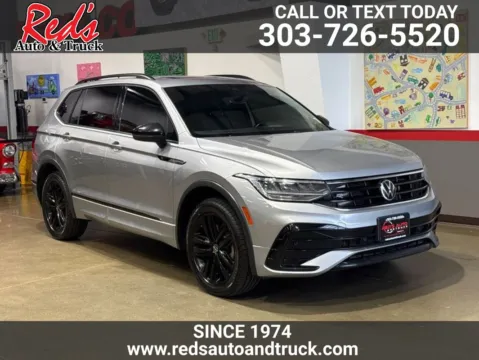 Silver 2022 Volkswagen Tiguan 2.0T SE R-Line Black for sale in Longmont, CO
