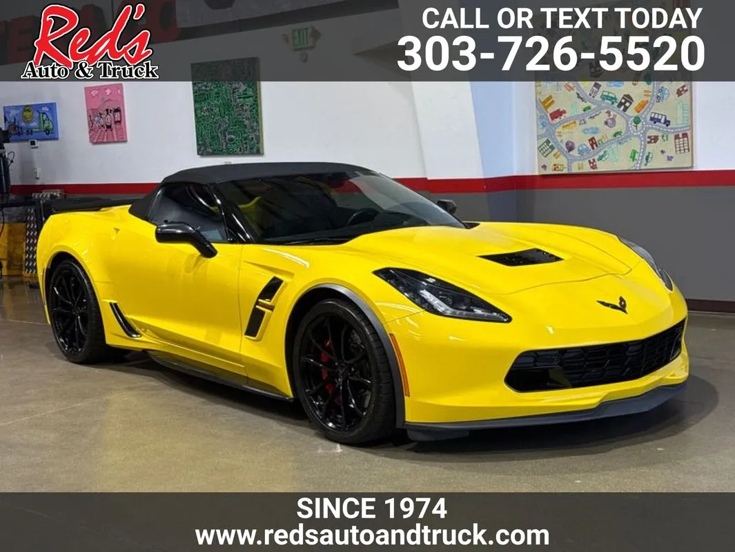 Yellow 2019 Chevrolet Corvette Grand Sport for sale in Longmont, CO
