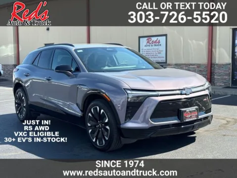 Gray 2024 Chevrolet Blazer EV eAWD RS for sale in Longmont, CO