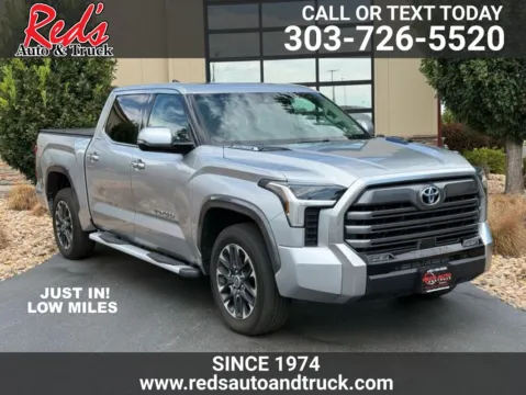 Silver 2022 Toyota Tundra Hybrid Limited for sale in Longmont, CO