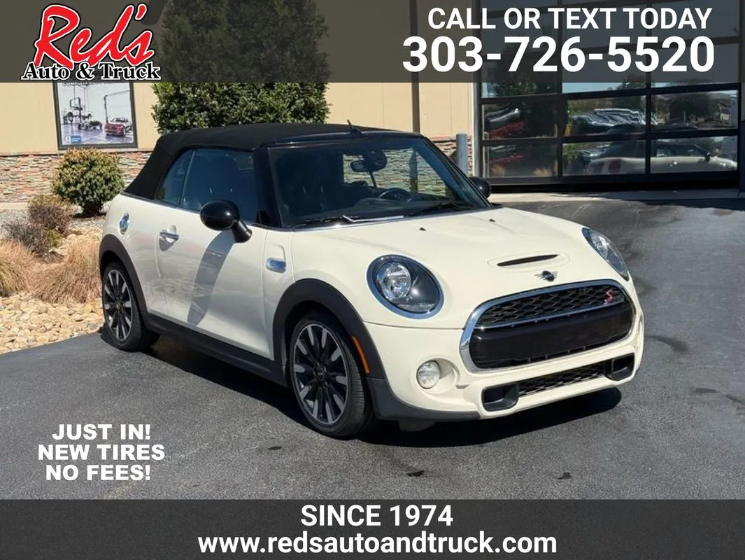 White 2019 MINI Convertible Cooper S for sale in Longmont, CO