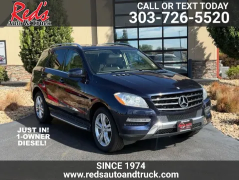 Blue 2014 Mercedes-Benz ML 350 BlueTEC 4MATIC for sale in Longmont, CO