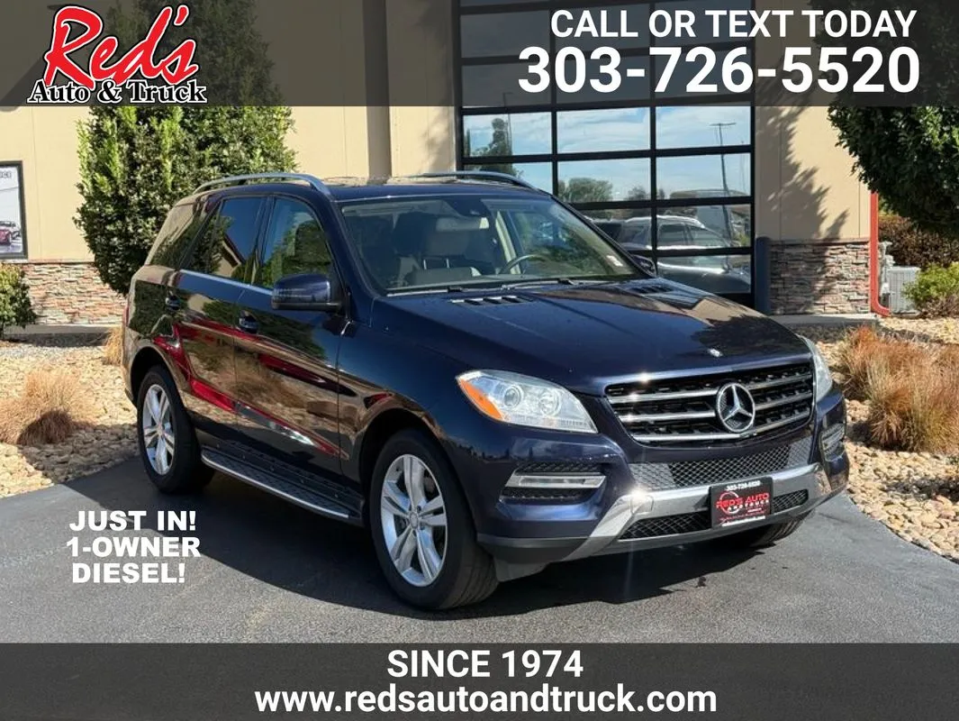Blue 2014 Mercedes-Benz ML 350 BlueTEC 4MATIC for sale in Longmont, CO