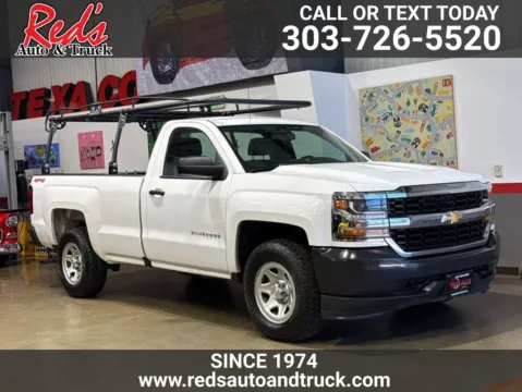 White 2018 Chevrolet Silverado 1500 WT for sale in Longmont, CO