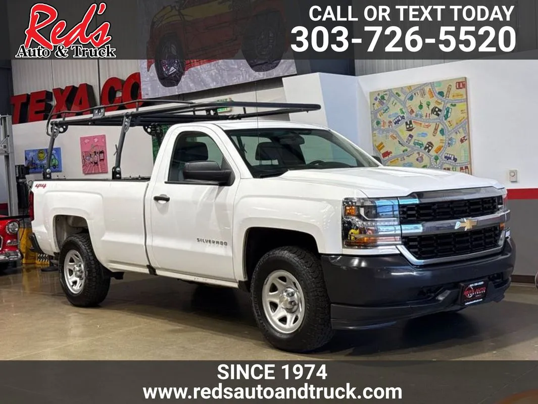 White 2018 Chevrolet Silverado 1500 WT for sale in Longmont, CO