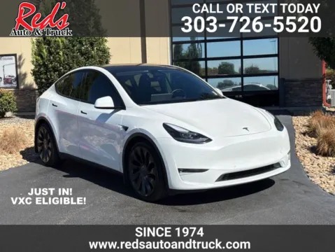 White 2021 Tesla Model Y Performance Dual Motor All-Wheel Drive for sale in Longmont, CO
