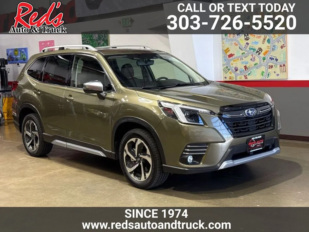 Green 2022 Subaru Forester Touring for sale in Longmont, CO