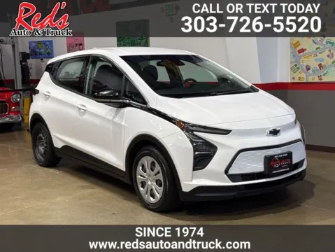White 2023 Chevrolet Bolt EV FWD 1LT for sale in Longmont, CO