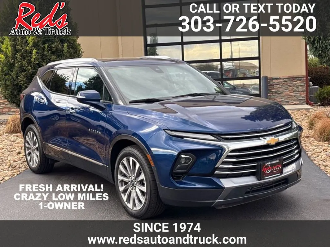 Blue 2023 Chevrolet Blazer AWD Premier for sale in Longmont, CO
