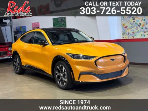 Orange 2022 Ford Mustang Mach-E Premium for sale in Longmont, CO