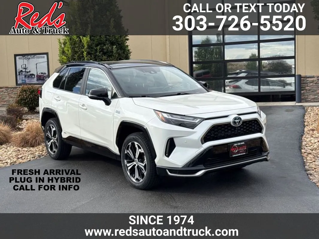 White 2022 Toyota RAV4 Prime XSE for sale in Longmont, CO