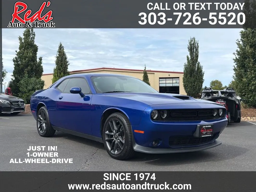 Blue 2021 Dodge Challenger GT for sale in Longmont, CO
