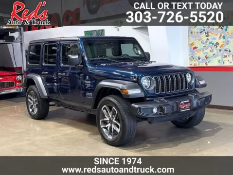 Blue 2025 Jeep Wrangler 4xe Sport S 4xe for sale in Longmont, CO