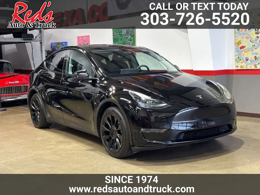 Black 2023 Tesla Model Y Long Range Dual Motor All-Wheel Drive for sale in Longmont, CO